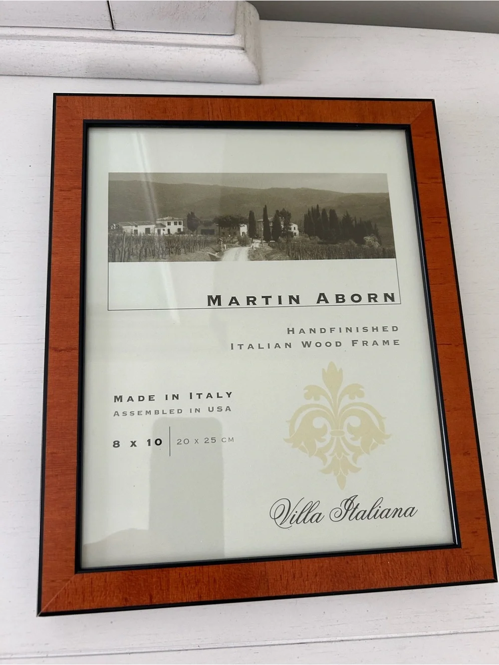 Martin Aborn Handcrafted Italian Wood Picture Frame - 8 by 10